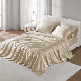 Luxury Sheet Set King (Color: as Pic)