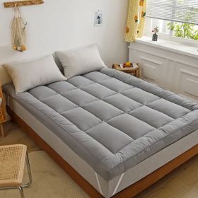 Topper Pad for Mattress King (Color: gray)