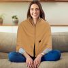 71x24In USB Heated Shawl Wearable Heating Blanket Electric Throw Wrap Indoor Outdoor with Zipper 3 Heating Levels Machine Washable for Outdoor Home Of